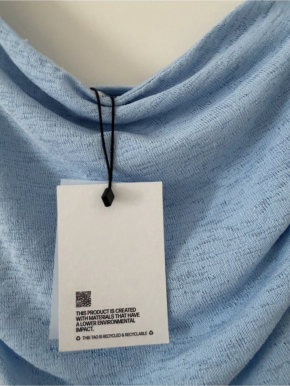 Princess Polly Messenger One Shoulder Top Blue Women’s Small NWT - Picture 3 of 7